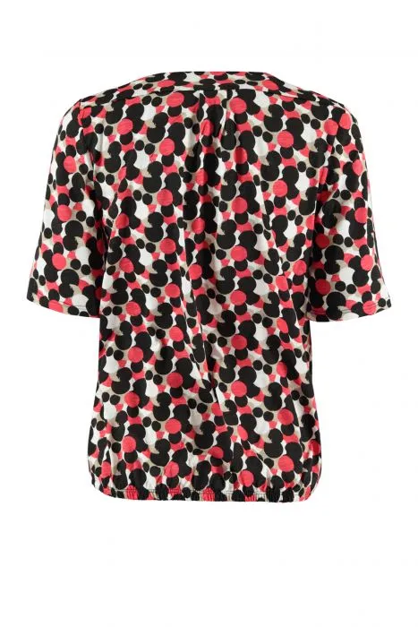 Gina shirt met noppenprint