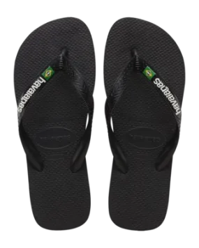 Slipper Havaianas Kids Brasil Logo Zwart